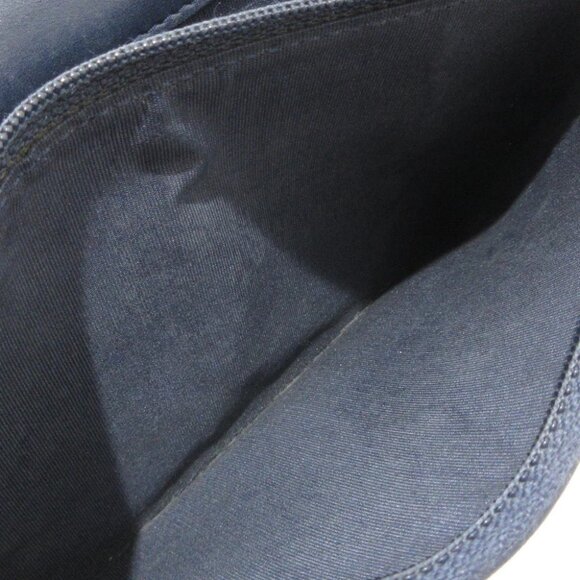 Auth CHANEL Matelasse/Double Stitch - Dark Navy Pink Lambskin Other Style Wallet - Picture 5 of 13